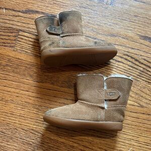 UGG Kids Tan Suede Boots